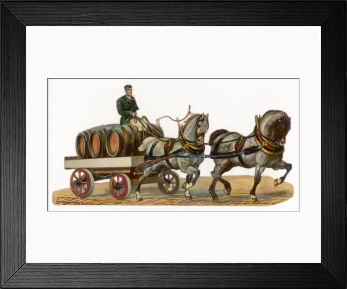 Framed Print : Brewers Dray Scrap Framed Print : Brewers Dray Scrap