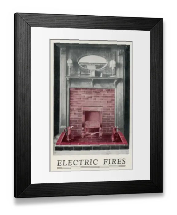 Framed Print : Electric Fire Framed Print : Electric Fire