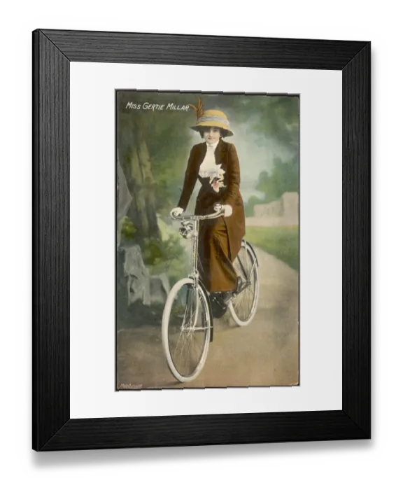 Framed Print : Gertie Millar Cycles Framed Print : Gertie Millar Cycles
