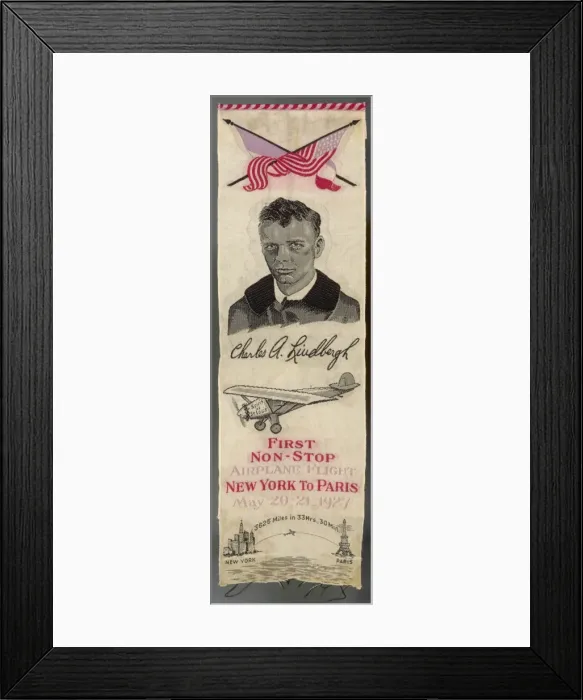 Framed Print : Lindbergh Silk Souvenir Framed Print : Lindbergh Silk Souvenir