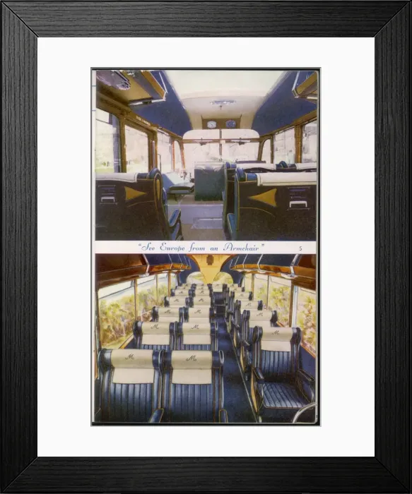 Framed Print : Motorways Coach - 1 Framed Print : Motorways Coach - 1