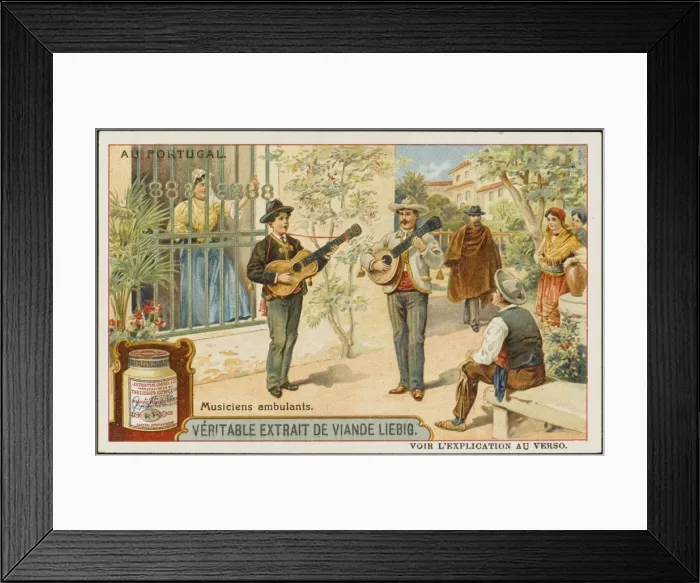 Framed Print : Portuguese St Music Framed Print : Portuguese St Music