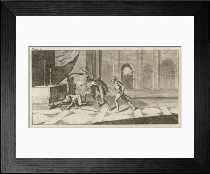 Framed Print : Becket Murdered Framed Print : Becket Murdered