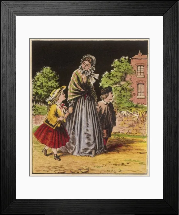 Framed Print : First Day at School 1 Framed Print : First Day at School 1