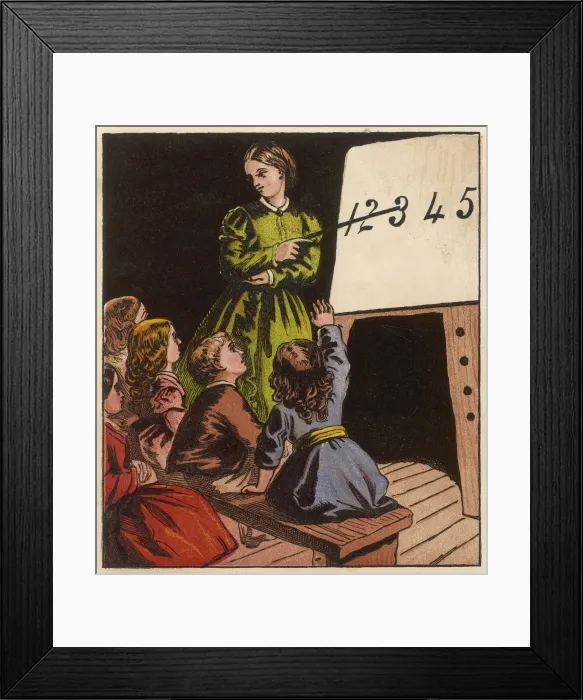 Framed Print : First Day at School 4 Framed Print : First Day at School 4