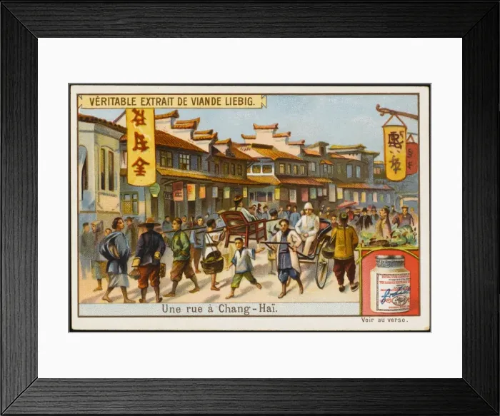 Framed Print : Shanghai (Liebig) Framed Print : Shanghai (Liebig)