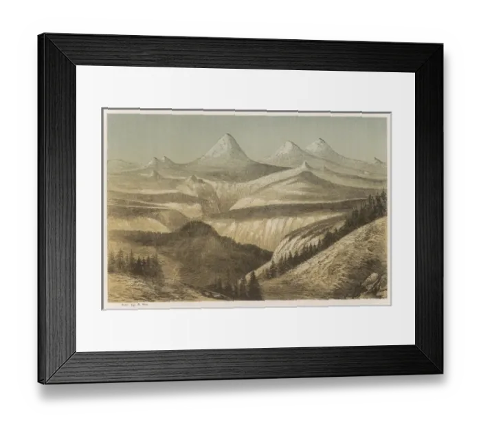 Framed Print : Walahmette Valley Framed Print : Walahmette Valley