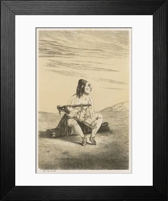 Framed Print : Chinook Woman Framed Print : Chinook Woman