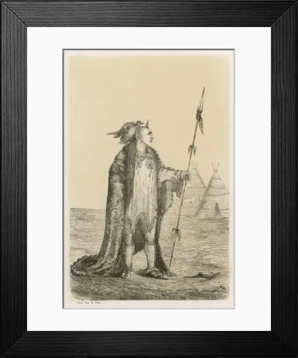 Framed Print : CROW CHIEF Framed Print : CROW CHIEF