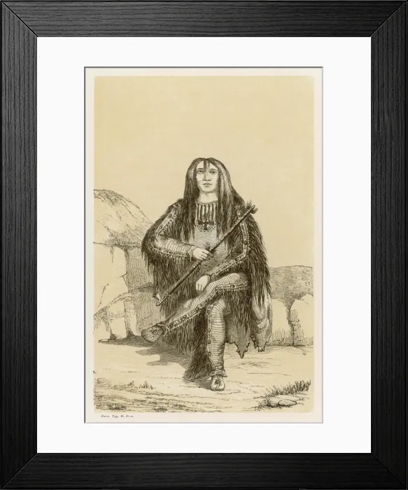 Framed Print : Blackfoot Man Framed Print : Blackfoot Man