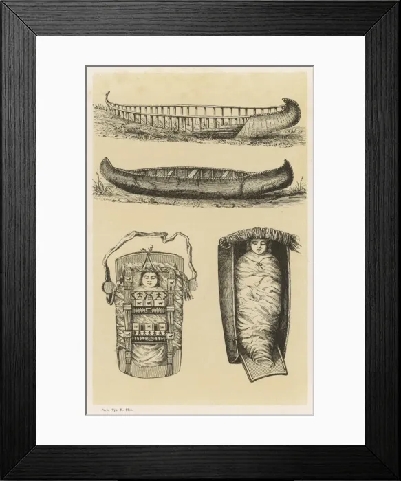 Framed Print : Canoes and Cradles Framed Print : Canoes and Cradles