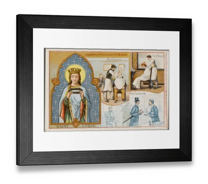 Framed Print : Louis IX Patron Sait Framed Print : Louis IX Patron Sait