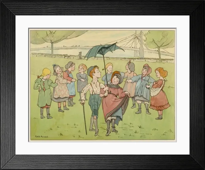 Framed Print : Game : Merry-Ma-Tansa Framed Print : Game : Merry-Ma-Tansa