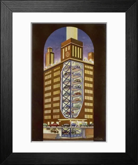 Framed Print : Multi-Storey Car Park Framed Print : Multi-Storey Car Park