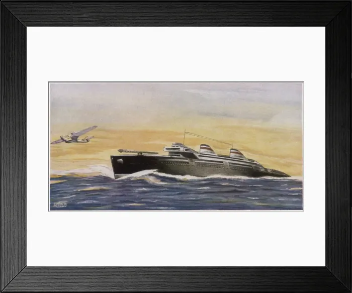 Framed Print : Future Passenger Liner Framed Print : Future Passenger Liner