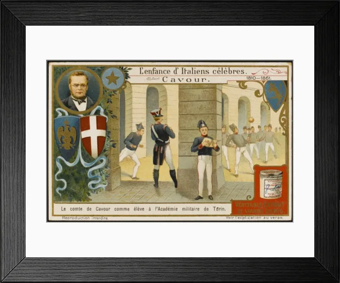Framed Print : Cavour as a Cadet Framed Print : Cavour as a Cadet