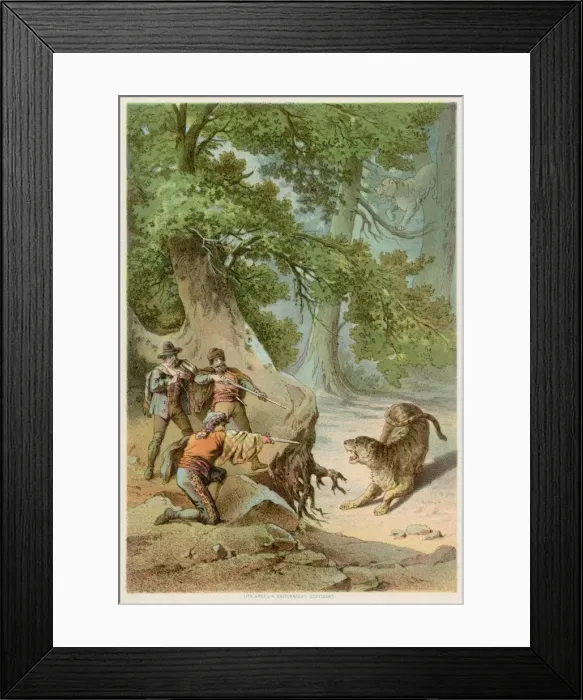Framed Print : Hunting Leopards Framed Print : Hunting Leopards