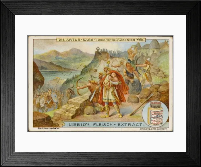 Framed Print : Arthur Defends Wales Framed Print : Arthur Defends Wales