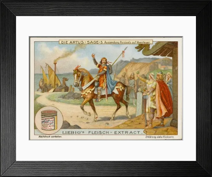 Framed Print : Arthur and Parsifal Framed Print : Arthur and Parsifal