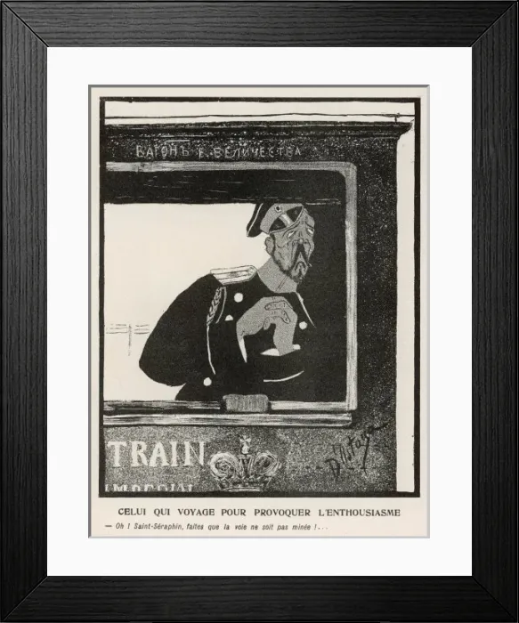 Framed Print : Tsar Nicolas Worried Framed Print : Tsar Nicolas Worried