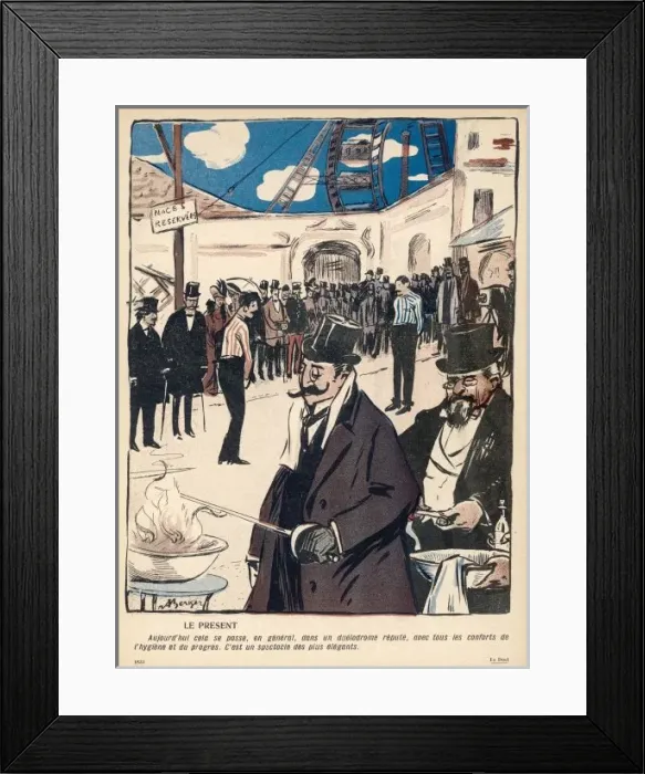 Framed Print : Fashionable Duel Framed Print : Fashionable Duel