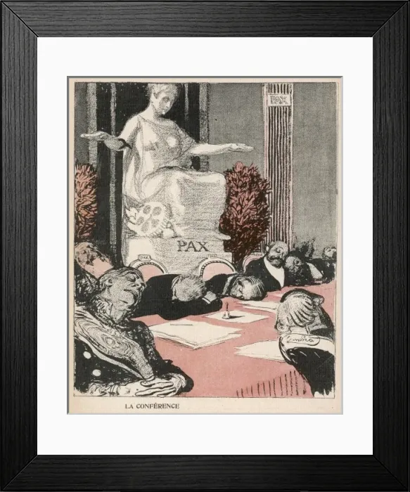 Framed Print : Peace Conference Framed Print : Peace Conference