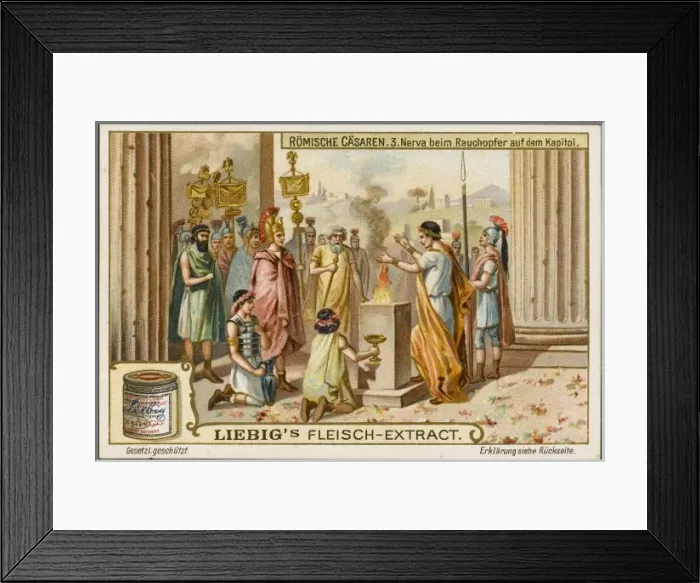 Framed Print : Nerva Sacrifices Framed Print : Nerva Sacrifices