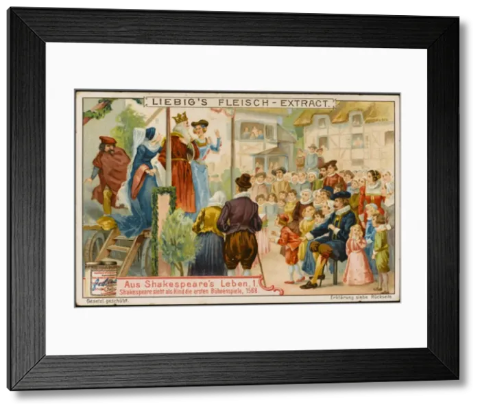 Framed Print : Shakespeare Stage-Struck
