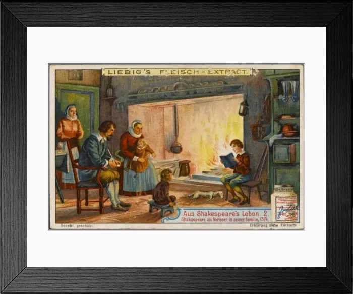 Framed Print : Shakespeare and Family Framed Print : Shakespeare and Family