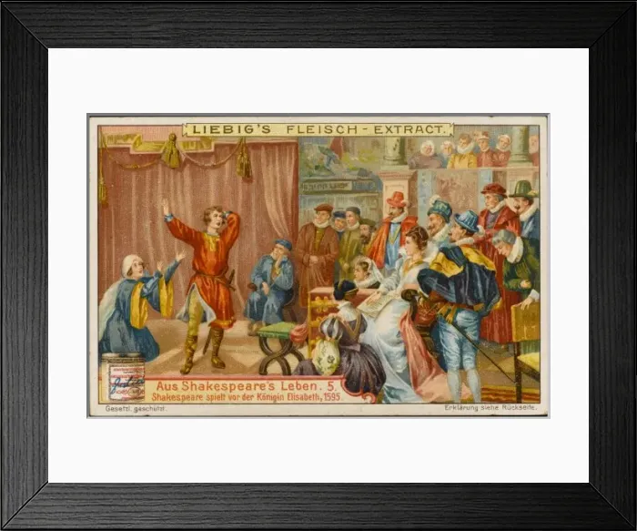 Framed Print : Shakespeare as Actor Framed Print : Shakespeare as Actor