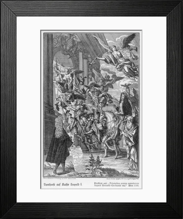 Framed Print : Leopold I Allegory Framed Print : Leopold I Allegory