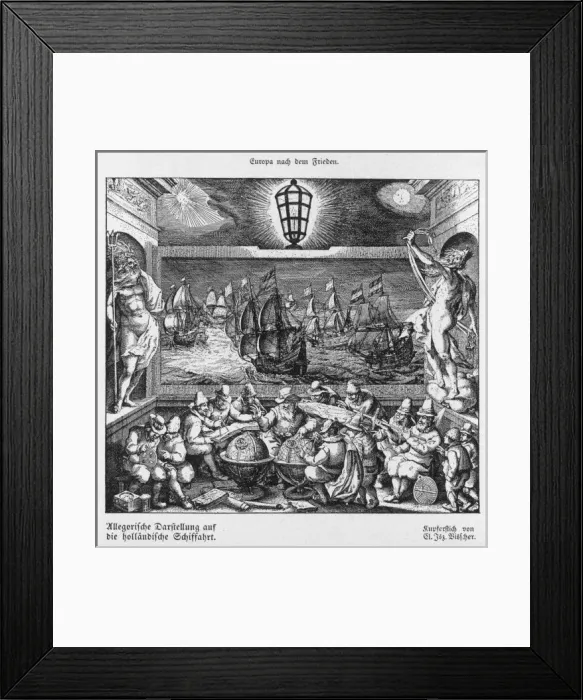 Framed Print : Dutch Merchants Framed Print : Dutch Merchants
