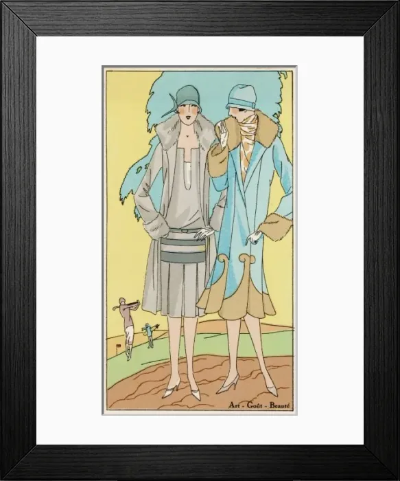 Framed Print : Outdoor Dresses 1926 Framed Print : Outdoor Dresses 1926