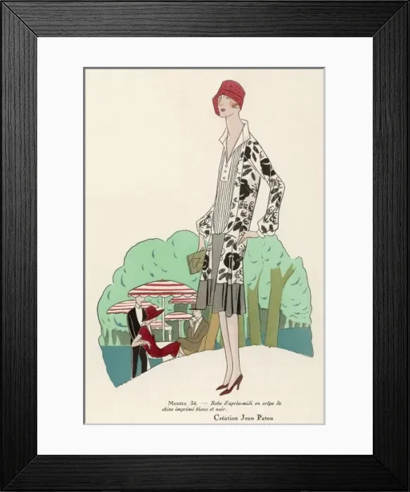 Framed Print : Patou Costume 1926 Framed Print : Patou Costume 1926