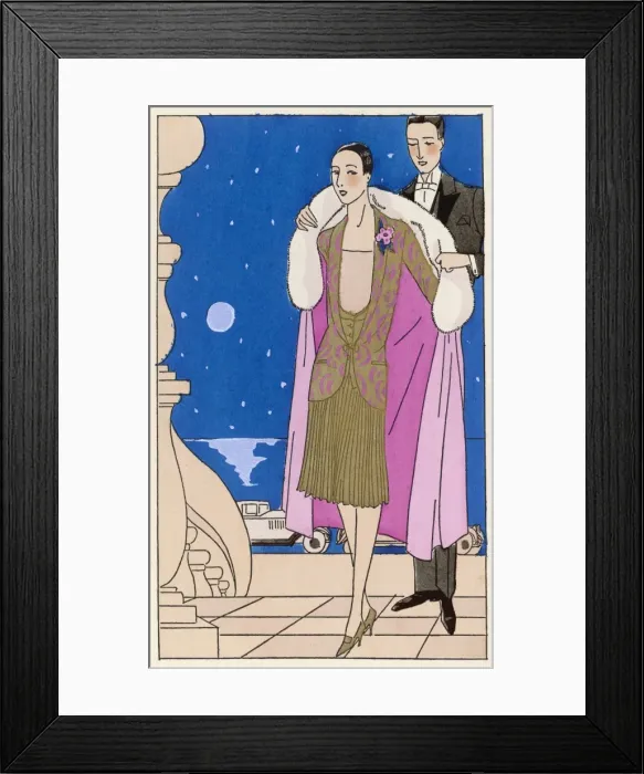 Framed Print : Smoking Dress Framed Print : Smoking Dress