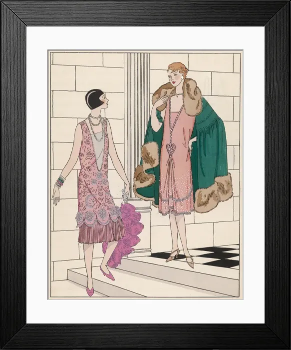 Framed Print : Evening Dress 1926 Framed Print : Evening Dress 1926