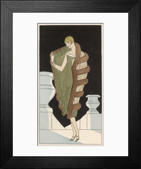 Framed Print : Evening Ensemble 1926 Framed Print : Evening Ensemble 1926