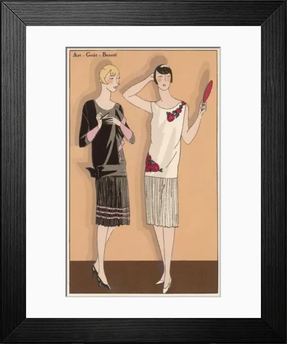 Framed Print : Afternoon Dress 1926 Framed Print : Afternoon Dress 1926