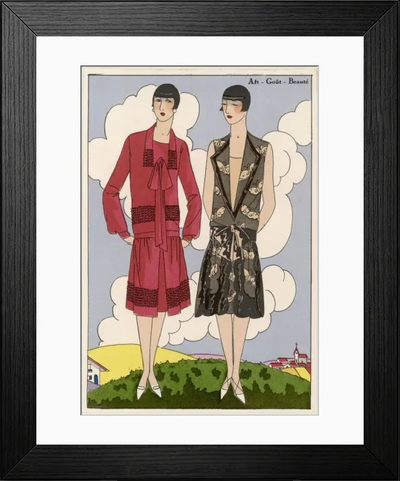 Framed Print : Summer Dresses 1926 Framed Print : Summer Dresses 1926