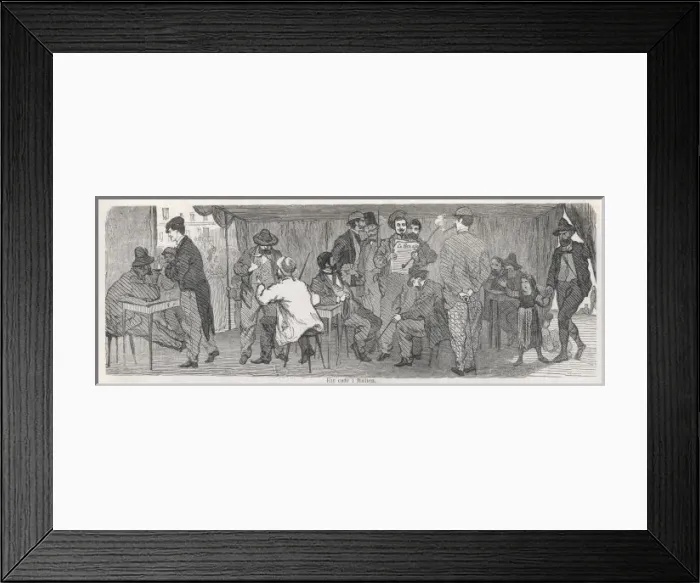 Framed Print : An Italian Cafe Framed Print : An Italian Cafe