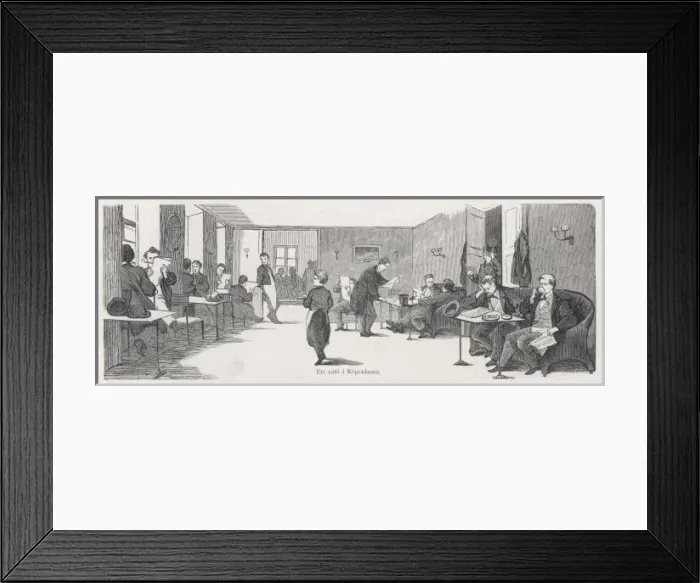 Framed Print : Danish Cafe Framed Print : Danish Cafe