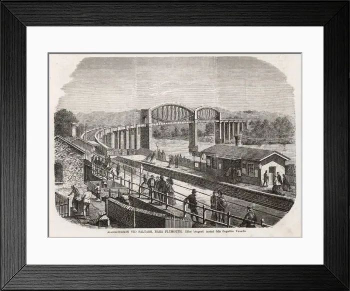 Framed Print : Saltash Viaduct