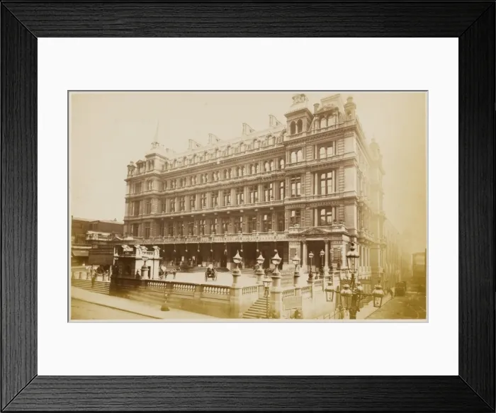 Framed Print : Cannon St Station 1877 Framed Print : Cannon St Station 1877