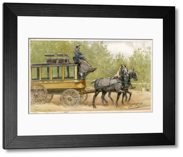 Framed Print : French Horse Bus Framed Print : French Horse Bus