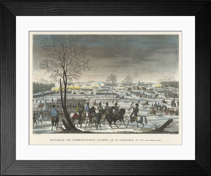 Framed Print : Battle Hohenlinden Framed Print : Battle Hohenlinden
