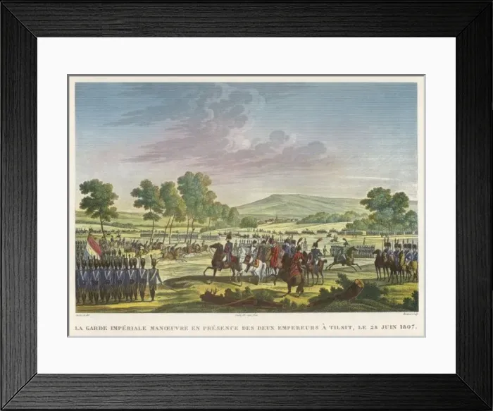 Framed Print : Review at Tilsit Framed Print : Review at Tilsit