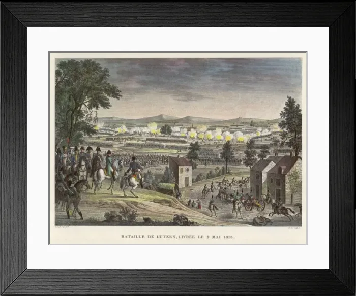 Framed Print : Battle of Lutzen Framed Print : Battle of Lutzen
