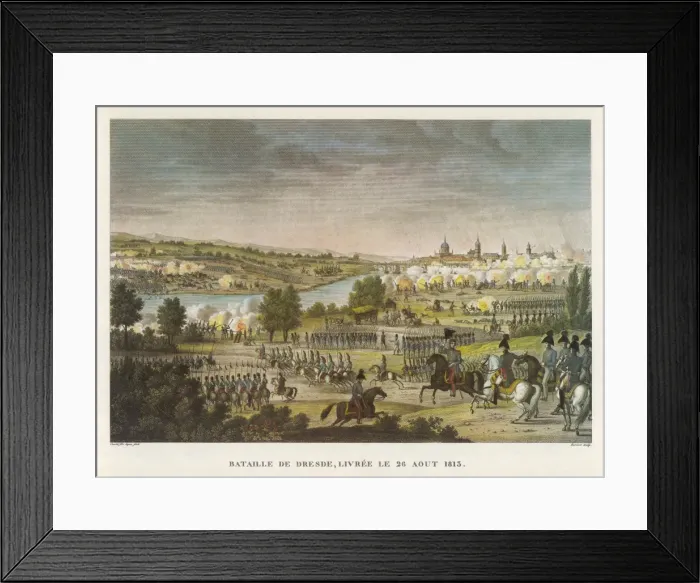 Framed Print : Battle of Dresden Framed Print : Battle of Dresden