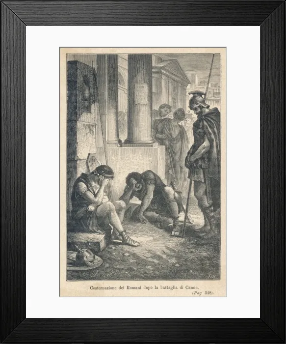 Framed Print : Despondency in Rome Framed Print : Despondency in Rome