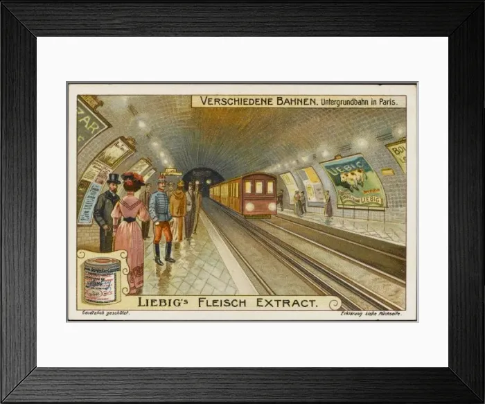 Framed Print : Paris Metro Station Framed Print : Paris Metro Station